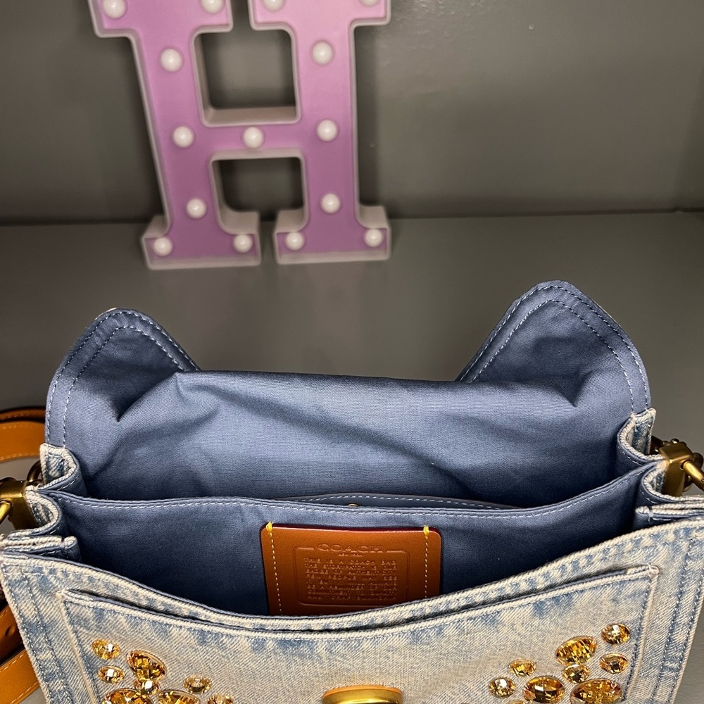 Coach Tabby Shoulder Bag 26 With Crystal - Picture 10 of 10